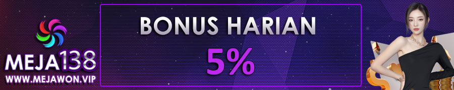 Bonus harian 5%